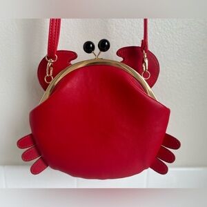 Fun, Whimsical Red Crabby Bag Women's Cross-Body Purse